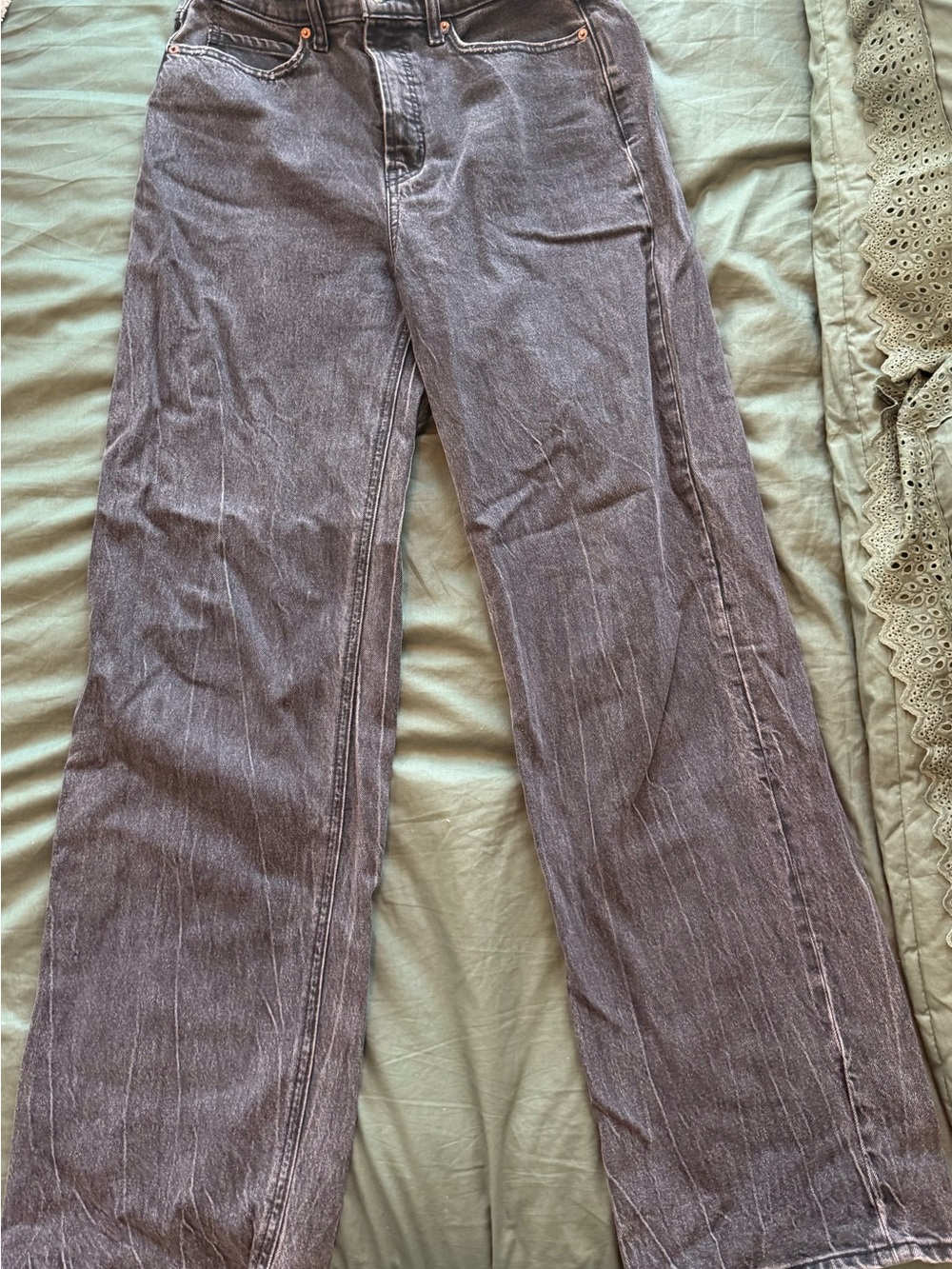 Old Navy Wide-Leg Jeans in Faded Black Wash
